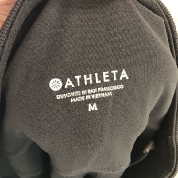 Athleta Black Barre Skinny Flare Powervita Leggings Medium - Picture 4 of 16